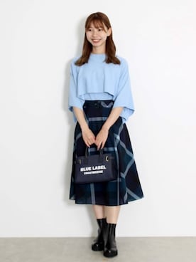 ブルーレーベル・クレストブリッジ公式さん(レディース・159cm)の秋コーディネート