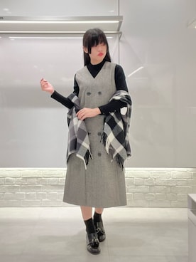 ブルーレーベル・クレストブリッジ公式さん(レディース・157cm)の秋コーディネート