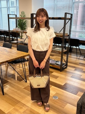 ブルーレーベル・クレストブリッジ公式さん(レディース・159cm)の夏コーディネート