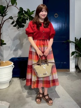 ブルーレーベルクレストブリッジ モックロディーシルケットワンピース M ブルーレーベル モックロディーシルケットワンピース ベージュ