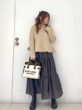 ブルーレーベル・クレストブリッジ公式さんのコーディネート