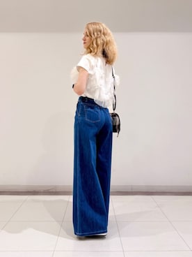 ブルーレーベル・クレストブリッジ公式さん（レディース・161cm）の夏コーディネート