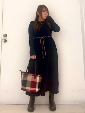 「BLUE LABEL CRESTBRIDGE（ブルーレーベルクレストブリッジ）のアイテム」を使った、ブルーレーベル・クレストブリッジ公式さん（レディース・152cm）の春コーディネート