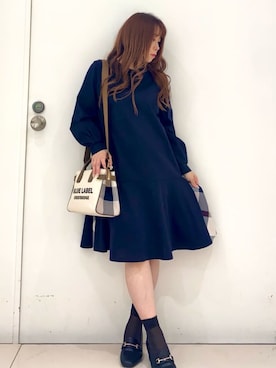 「BLUE LABEL CRESTBRIDGE（ブルーレーベルクレストブリッジ）のアイテム」を使った、ブルーレーベル・クレストブリッジ公式さん（レディース・152cm）の春コーディネート