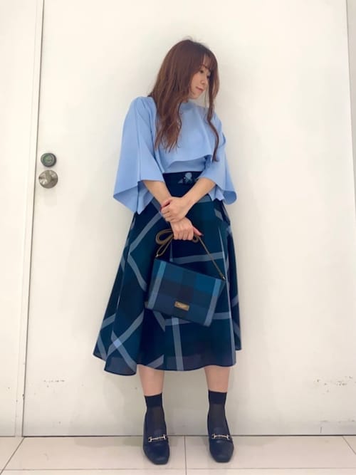 BLUE LABEL CRESTBRIDGE ニット セーター ドライレーヨン