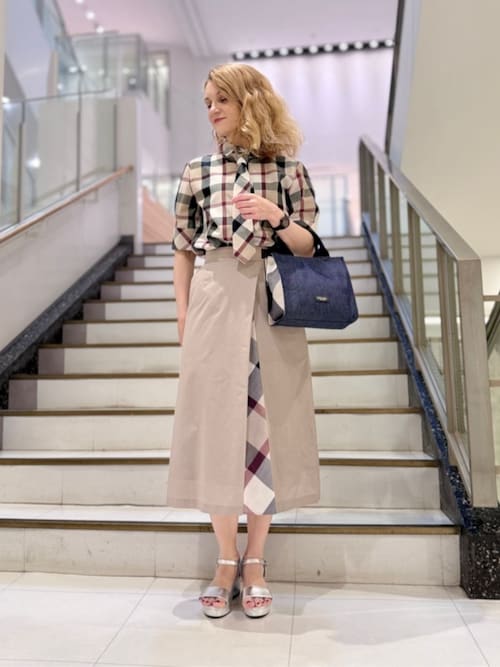 セール】スクエアミニトート（トートバッグ）｜BLUE LABEL CRESTBRIDGE