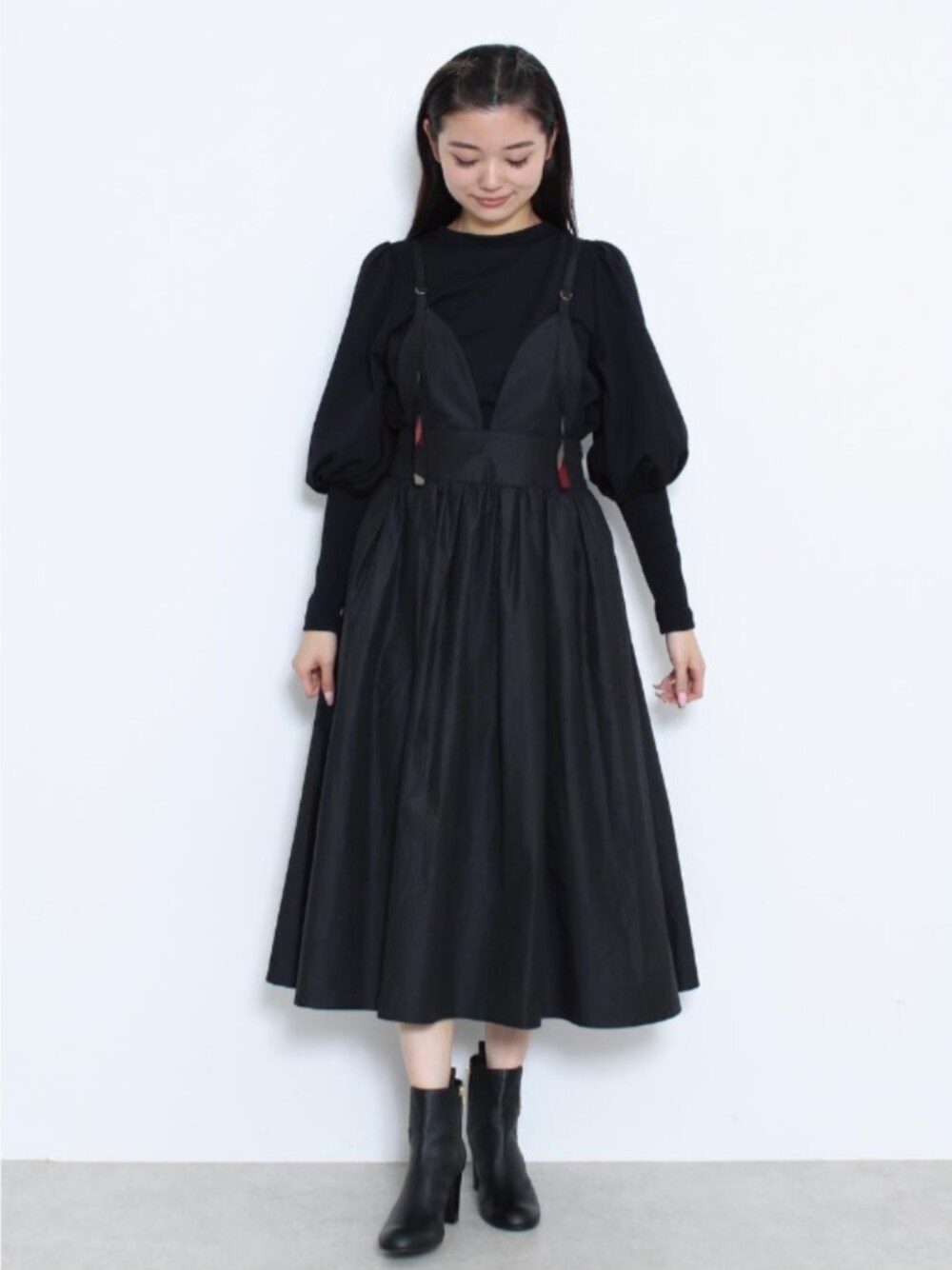 ブルーレーベル・クレストブリッジ 黒ブーティ