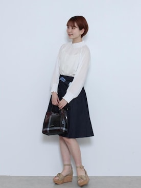 「bluelabel　crestbridge」｜ブルーレーベル・クレストブリッジ公式さん（レディース・164cm）の夏コーディネート