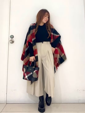 ブルーレーベル・クレストブリッジ公式さん（レディース・152cm）の秋コーディネート