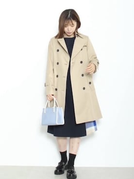 「ブルーレーベル」｜ブルーレーベル・クレストブリッジ公式さん（レディース・165cm）の冬コーディネート