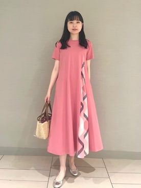 ブルーレーベル・クレストブリッジ公式さん(レディース・165cm)の夏コーディネート