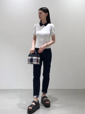 ブルーレーベル・クレストブリッジ公式さんのコーディネート