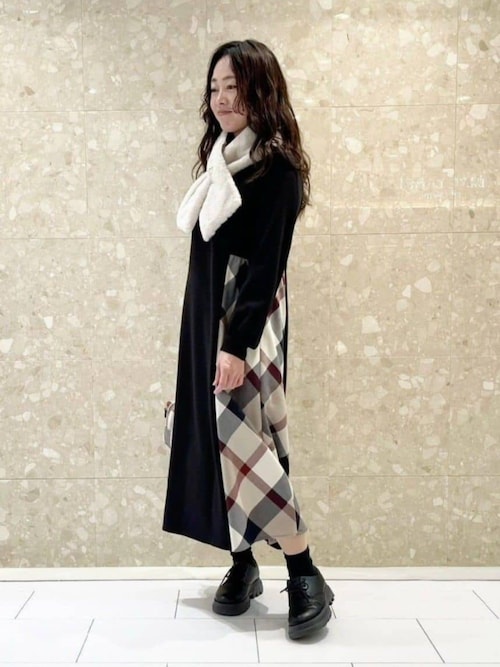 フェイクファーティペット（マフラー）｜BLUE LABEL CRESTBRIDGE