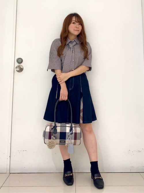 セール】デニムミニスカート（デニムスカート）｜BLUE LABEL