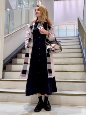 ブルーレーベル・クレストブリッジ公式さん(レディース・162cm)の春コーディネート