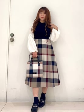 ブルーレーベル・クレストブリッジ公式さん(レディース・152cm)の秋コーディネート