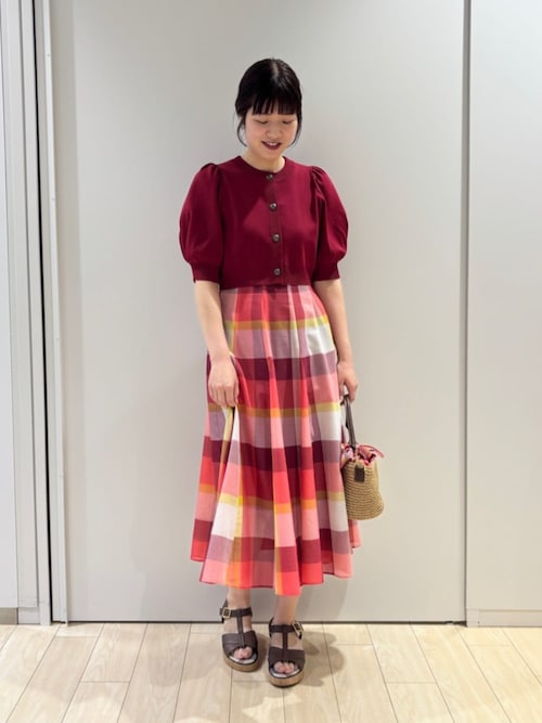 【美人百花コラボ】ショートカーディガン　ブルーレーベルクレストブリッジ BLUE LABEL CRESTBRIDGE カーディガン 「美人百花コラボ