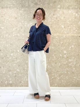 ブルーレーベル・クレストブリッジ公式さん（レディース・154cm）の夏コーディネート