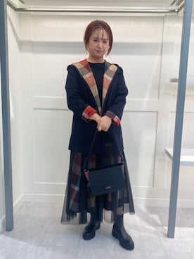 ブルーレーベル・クレストブリッジ公式さん（レディース・152cm）の秋コーディネート