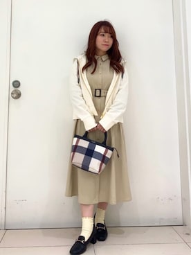 ブルーレーベル・クレストブリッジ公式さん（レディース・152cm）の夏コーディネート