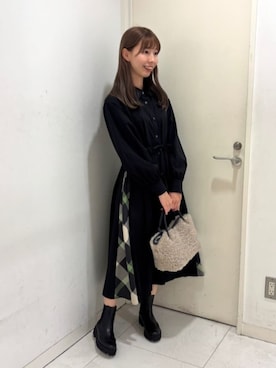 ブルーレーベル・クレストブリッジ公式さん（レディース・159cm）の秋コーディネート