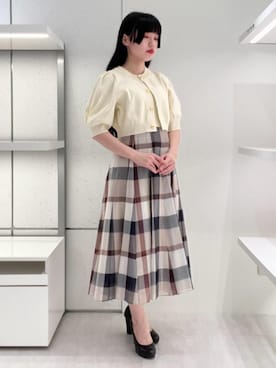 ブルーレーベル・クレストブリッジ公式さん(レディース・157cm)の春コーディネート