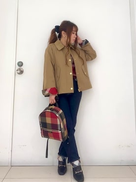 ブルーレーベル・クレストブリッジ公式さん（レディース・152cm）の秋コーディネート