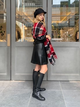 ブルーレーベル・クレストブリッジ公式さん（レディース・160cm）の秋コーディネート