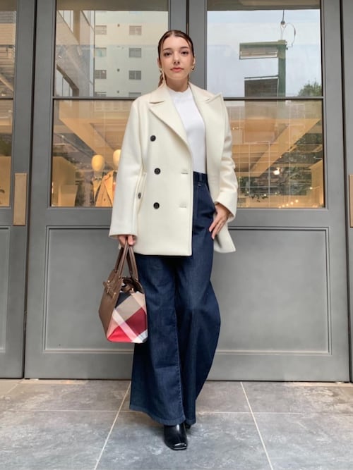 ツイルメルトンピーコート（ピーコート）｜BLUE LABEL CRESTBRIDGE