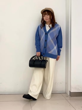 ブルーレーベル・クレストブリッジ公式さん（レディース・152cm）の秋コーディネート