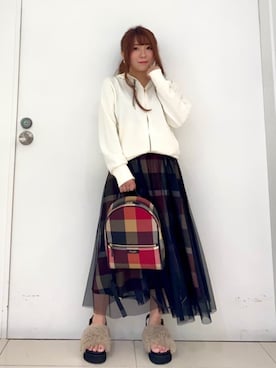 「フード」｜ブルーレーベル・クレストブリッジ公式さん（レディース・152cm）の夏コーディネート