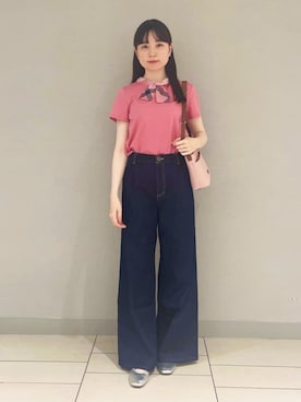 ブルーレーベル・クレストブリッジ公式さん（レディース・165cm）の夏コーディネート