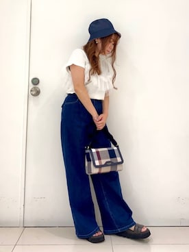 ブルーレーベル・クレストブリッジ公式さん（レディース・152cm）の夏コーディネート