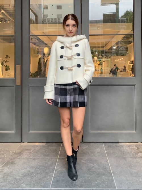 【美品】ブルーレーベルクレストブリッジ ショートダッフルコート 中古・古着通販】BLUE LABEL CRESTBRIDGE (ブルーレーベルクレスト