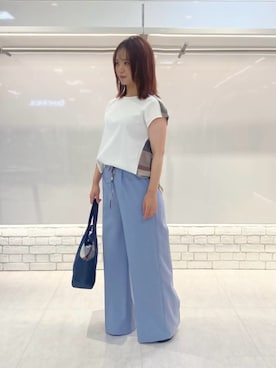 ブルーレーベル・クレストブリッジ公式さん(レディース・152cm)の夏コーディネート