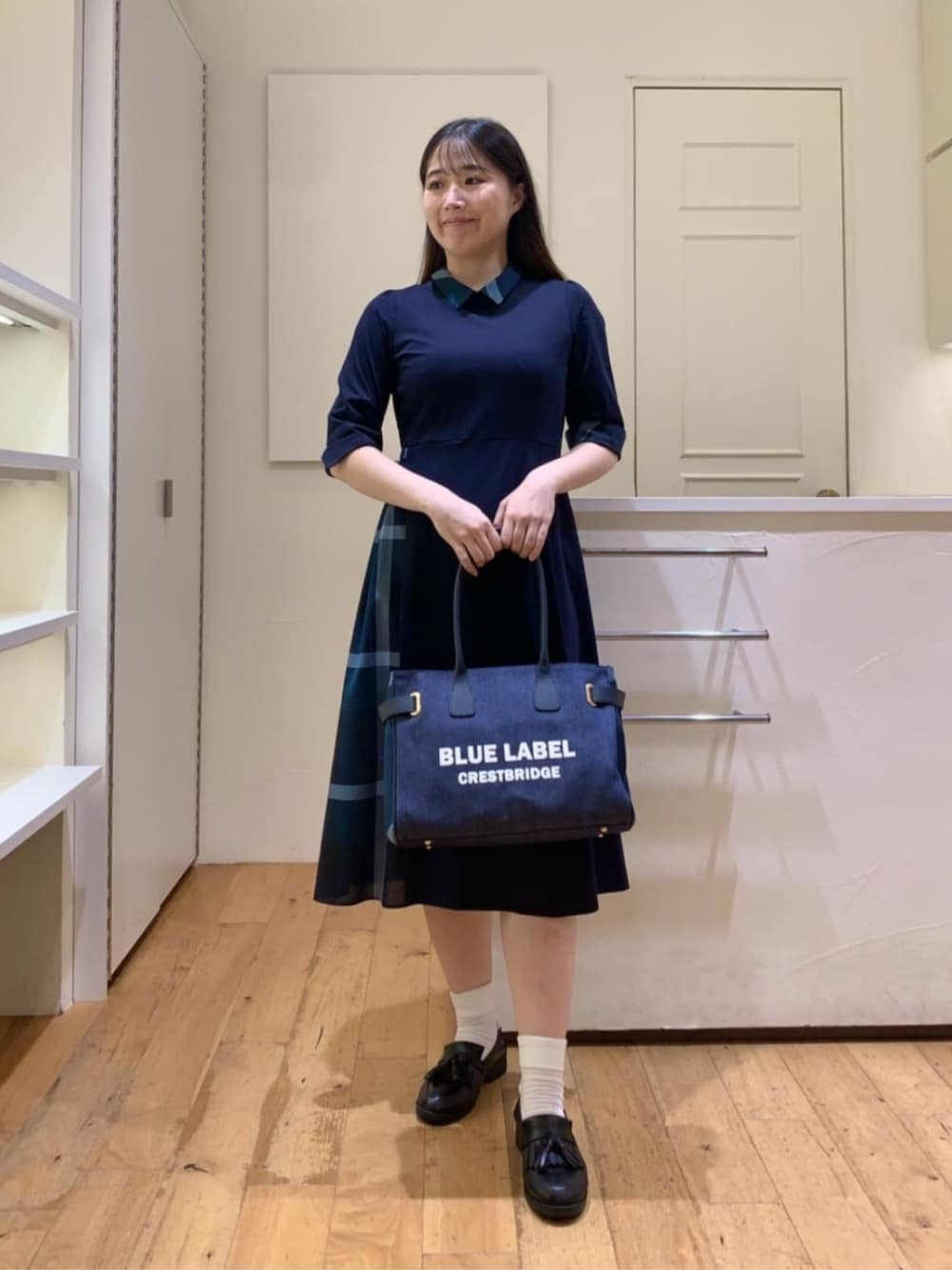 ブルーレーベルクレストブリッジ BLUE LABEL CRESTBRIDGE サイズ36 S