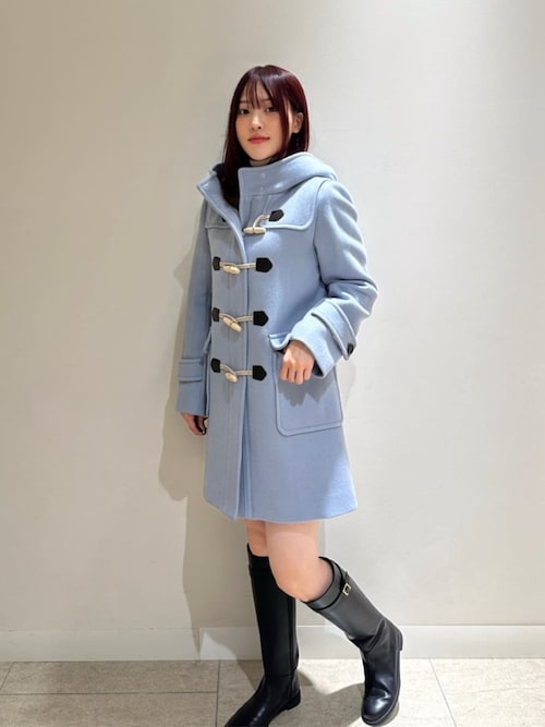 ツイルメルトンダッフルコート（ダッフルコート）｜BLUE LABEL