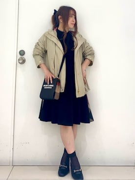 「BLUE LABEL CRESTBRIDGE（ブルーレーベルクレストブリッジ）のアイテム」を使った、ブルーレーベル・クレストブリッジ公式さん（レディース・152cm）の春コーディネート