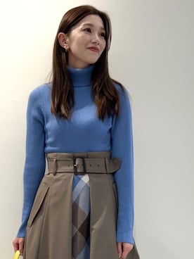 「ブルーレーベル」｜ブルーレーベル・クレストブリッジ公式さん（レディース・155cm）の秋コーディネート