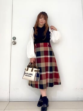 ブルーレーベル・クレストブリッジ公式さん(レディース・152cm)の秋コーディネート