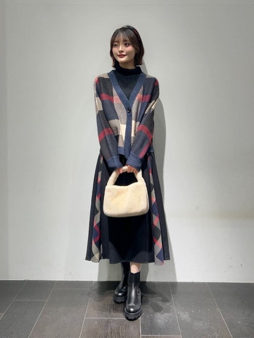 クレストブリッジビッグチェックカーディガン（カーディガン/ボレロ