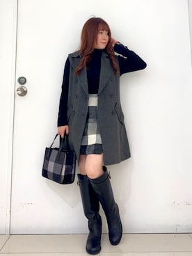 ブルーレーベル・クレストブリッジ公式さん（レディース・152cm）の秋コーディネート
