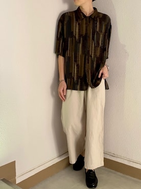 「麻パンツ」｜tomsnapさん（メンズ・171cm）の夏コーディネート