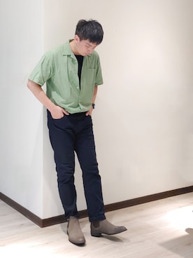 「Vanger（Vanger）のアイテム」を使った、mads Kaoさん（メンズ・178cm）の春コーディネート