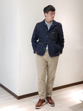 「HAZZYS（ ヘジス）のアイテム」を使った、mads Kaoさん（メンズ・178cm）の春コーディネート