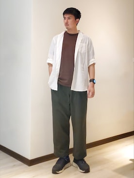 「SKECHERS（スケッチャーズ）のアイテム」を使った、mads Kaoさん（メンズ・178cm）の夏コーディネート