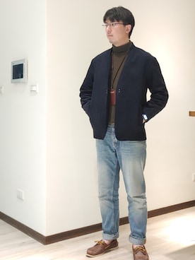 「Sperry   （スペリー）のアイテム」を使った、mads Kaoさん（メンズ・178cm）の春コーディネート