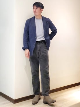 「Vanger（Vanger）のアイテム」を使った、mads Kaoさん（メンズ・178cm）の秋コーディネート