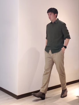 「Vanger（Vanger）のアイテム」を使った、mads Kaoさん（メンズ・178cm）の夏コーディネート