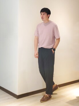 「Sperry   （スペリー）のアイテム」を使った、mads Kaoさん（メンズ・178cm）の夏コーディネート